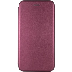 Кожаный чехол (книжка) Classy для Samsung J330 Galaxy J3 (2017) Бордовый