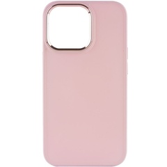 TPU чехол Bonbon Metal Style для Apple iPhone 13 Pro (6.1") Розовый / Light pink