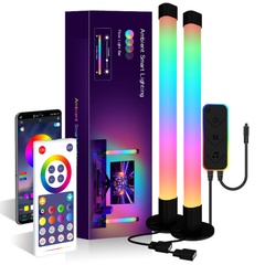 Настільна LED лампа RGB 5V Panel 2 Single side Bluetooth dual pack USB with app, Black