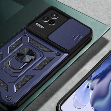 Удароміцний чохол Camshield Serge Ring для Xiaomi Poco F4, Синій