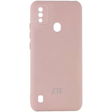 Чохол Silicone Cover My Color Full Camera (A) для ZTE Blade A51, Рожевий / Pink Sand