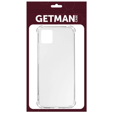 TPU чехол GETMAN Ease logo усиленные углы для Samsung Galaxy A04e Бесцветный (прозрачный)