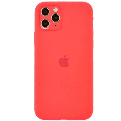 Чехол Silicone Case Full Camera Protective (AA) для Apple iPhone 11 Pro Max (6.5") Оранжевый / Pink citrus