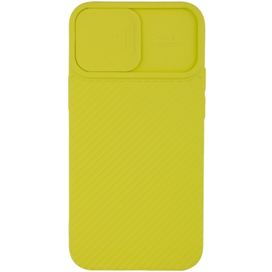 Чехол Camshield Square TPU со шторкой для камеры для Apple iPhone 12 Pro Max (6.7") Желтый