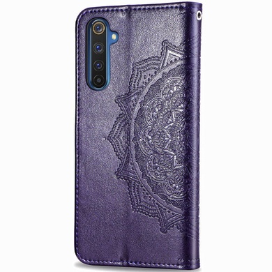 Кожаный чехол (книжка) Art Case с визитницей для Realme 6 Pro Фиолетовый