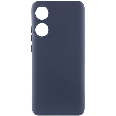 Чохол Silicone Cover Lakshmi Full Camera (AAA) для Oppo A58 4G, Темно-синій / Midnight blue