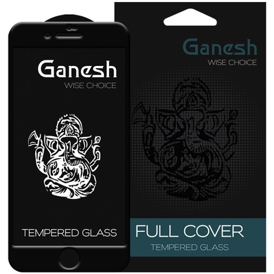 Захисне скло Ganesh (Full Cover) для Apple iPhone 7 plus / 8 plus (5.5 "), Чорний