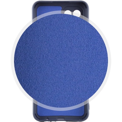 Чехол Silicone Cover Lakshmi Full Camera (AA) для Motorola Moto G84 Синий / Midnight Blue