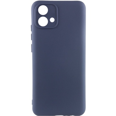 Чохол Silicone Cover Lakshmi Full Camera (AA) для Motorola Moto G84, Синій / Midnight Blue