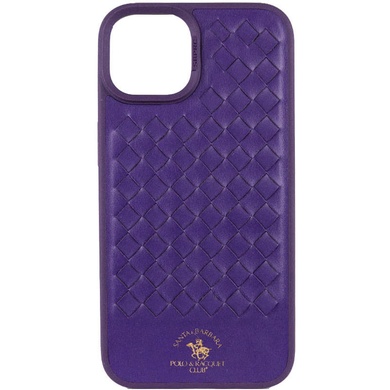 Кожаный чехол Polo Santa Barbara для Apple iPhone 14 Plus (6.7") Purple