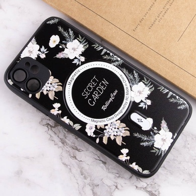 TPU+PC чехол Secret Garden with MagSafe для Apple iPhone 11 (6.1") Black