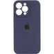 Чехол Silicone Case Full Camera Protective (AA) для Apple iPhone 14 Pro Max (6.7") Темно-синий / Midnight blue