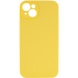Чехол Silicone Case Full Camera Protective (AA) NO LOGO для Apple iPhone 15 Plus (6.7") Желтый / Yellow