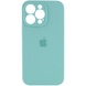Чохол Silicone Case Full Camera Protective (AA) для Apple iPhone 15 Pro (6.1"), Бирюзовый / Marine Green