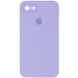 Чехол Silicone Case Square Full Camera Protective (AA) для Apple iPhone 6/6s (4.7") Сиреневый / Dasheen
