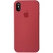Чохол Silicone Case Full Protective (AA) для Apple iPhone XS Max (6.5 "), Бордовий / Maroon