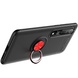 TPU чехол Deen ColorRing под магнитный держатель (opp) для Xiaomi Mi 10 / Mi 10 Pro Черный / Красный