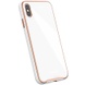 TPU+Glass чехол Venezia для Apple iPhone XS Max (6.5") Белый / White