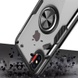 TPU+PC чехол Deen CrystalRing for Magnet (opp) для Apple iPhone X / XS (5.8") Бесцветный / Черный