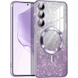 TPU чохол Delight case with MagSafe із захисними лінзами на камеру для Samsung Galaxy S24, Фіолетовий / Purple