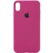 Чохол Silicone Case Full Protective (AA) для Apple iPhone XS Max (6.5 "), Бордовий / Maroon
