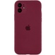 Чохол Silicone Case Full Camera Protective (AA) для Apple iPhone 12 mini (5.4 "), Бордовый / Plum