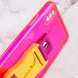 Чехол Handfree с цветным ремешком для Apple iPhone XS Max (6.5") Розовый