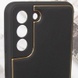 Кожаный чехол Xshield для Samsung Galaxy S21 FE Черный / Black