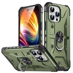 Ударопрочный чехол Pathfinder Ring для Apple iPhone 13 Pro Max (6.7") Зеленый / Army Green
