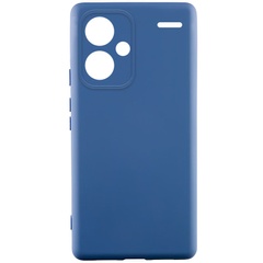 Чехол Silicone Cover Lakshmi Full Camera (A) для Xiaomi Redmi Note 13 Pro+ Синий / Navy Blue