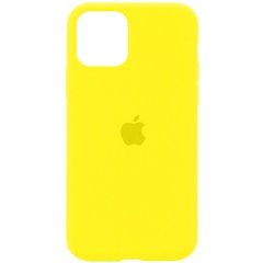 Чохол Silicone Case Full Protective (AA) для Apple iPhone 11 (6.1"), Жовтий / Neon Yellow