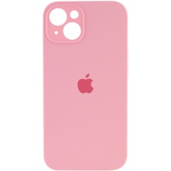 Чохол Silicone Case Full Camera Protective (AA) для Apple iPhone 14 Plus (6.7"), Рожевий / Light pink