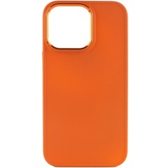 TPU чехол Bonbon Metal Style для Apple iPhone 13 Pro (6.1") Оранжевый / Papaya