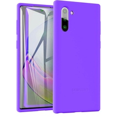 Чехол Silicone Cover Full Protective (AA) для Samsung Galaxy Note 10 Фиолетовый / Purple