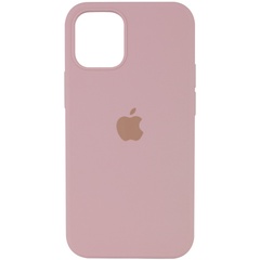 Чехол Silicone Case Full Protective (AA) для Apple iPhone 13 Pro Max (6.7") Розовый / Pink Sand