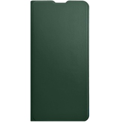 Кожаный чехол книжка GETMAN Elegant (PU) для TECNO Spark 8C Зеленый