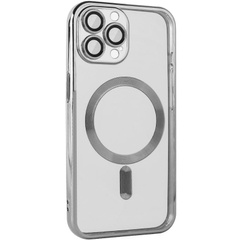 TPU чохол Fibra Chrome with MagSafe для Apple iPhone 15 Pro (6.1"), silver