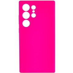 Чохол Silicone Cover Lakshmi Full Camera (AAA) для Samsung Galaxy S24 Ultra, Рожевий / Barbie pink