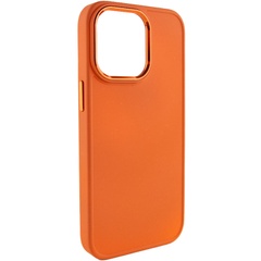 TPU чохол Bonbon Metal Style для Apple iPhone 14 Pro (6.1"), Оранжевый / Papaya