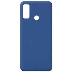 Чехол Silicone Cover Full without Logo (A) для Huawei P Smart (2020) Синий / Navy blue