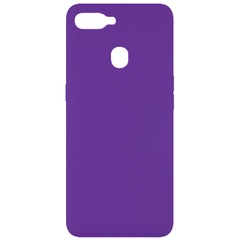 Чехол Silicone Cover Full without Logo (A) для Oppo A5s / Oppo A12 Фиолетовый / Purple