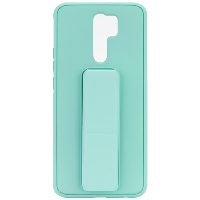 Силиконовый чехол Hand holder для Xiaomi Redmi Note 8 Pro Mint green