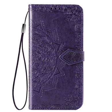 Шкіряний чохол (книжка) Art Case з візитницею для Sony Xperia 5, Фіолетовий