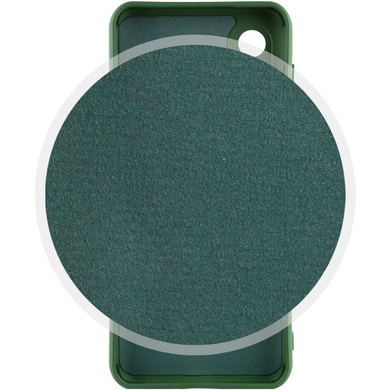 Чохол Silicone Cover Lakshmi Full Camera (A) для Samsung Galaxy S23+, Зелений / Dark Green