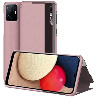 Чехол-книжка Smart View Cover для Xiaomi Redmi Note 11S 5G, Рожевий