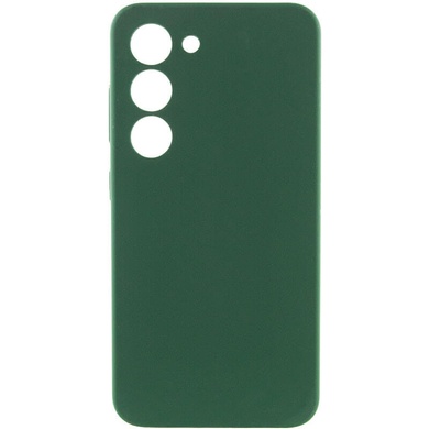 Чехол Silicone Cover Lakshmi Full Camera (AAA) для Samsung Galaxy S24 FE Зеленый / Cyprus Green