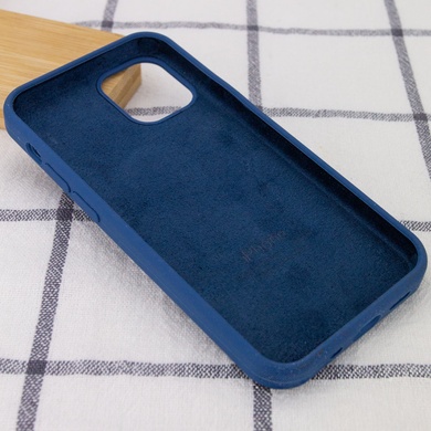 Чохол Silicone Case Full Protective (AA) для Apple iPhone 14 (6.1"), Синій / Navy Blue