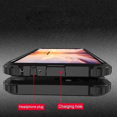 Броньований протиударний TPU+PC чохол Immortal для Samsung Galaxy Note 20 Ultra, Чорний