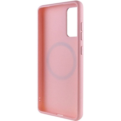 TPU чохол Bonbon Metal Style with MagSafe для Samsung Galaxy S24+, Рожевий / Light pink