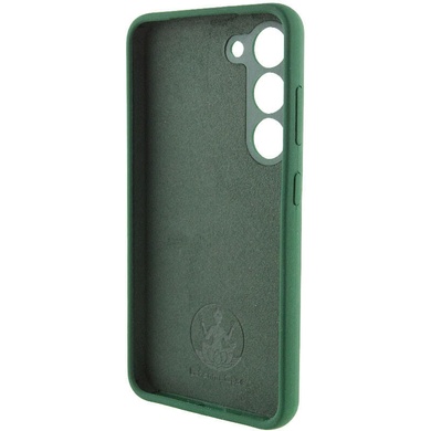 Чохол Silicone Cover Lakshmi Full Camera (AAA) для Samsung Galaxy S24 FE, Зелений / Cyprus Green